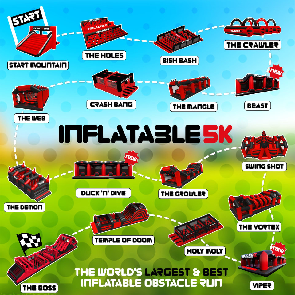 Inflatable 5K Bristol Obstacle Course - UK Running Events
