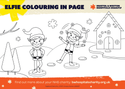 Elf colouring in sheet