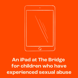 An Ipad at The Bridge hospital in Bristol for children who have experience sexual abuse