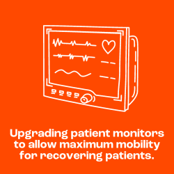 Upgraded patient monitoring system