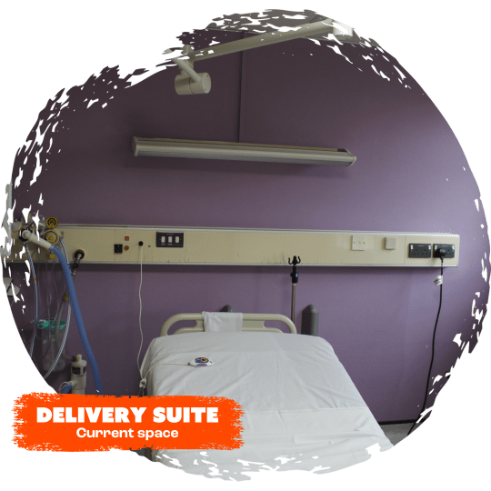 Current delivery suite on the Snowdrop Ward at St Michaels Hospital