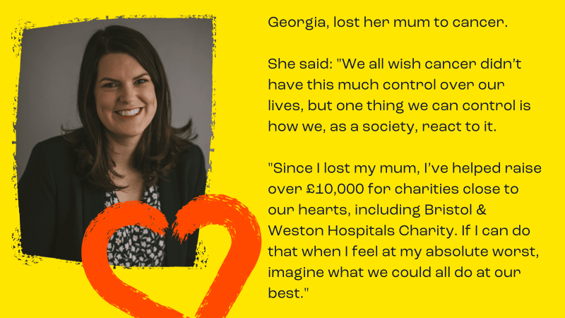 Georgia lost her mum to cancer